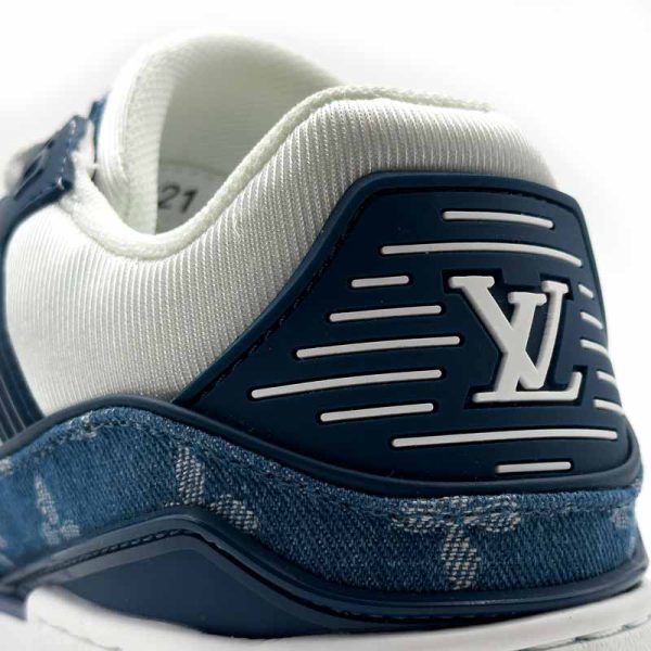 کتونی مردانه لویی ویتون | Louis Vuitton Sneakers سفید آبی