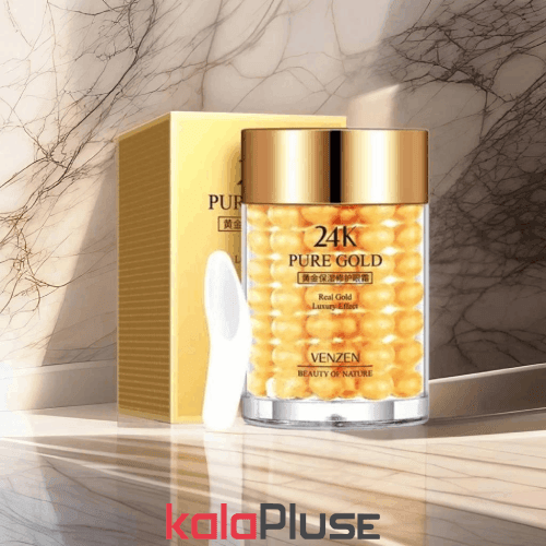 کرم دور چشم طلای 24 عیار ونزن