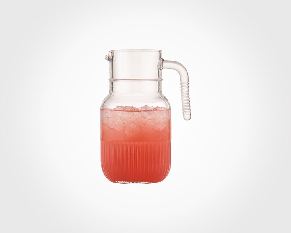 پارچ شیشه ای شیاردار 1.5L لیمون کد 2299