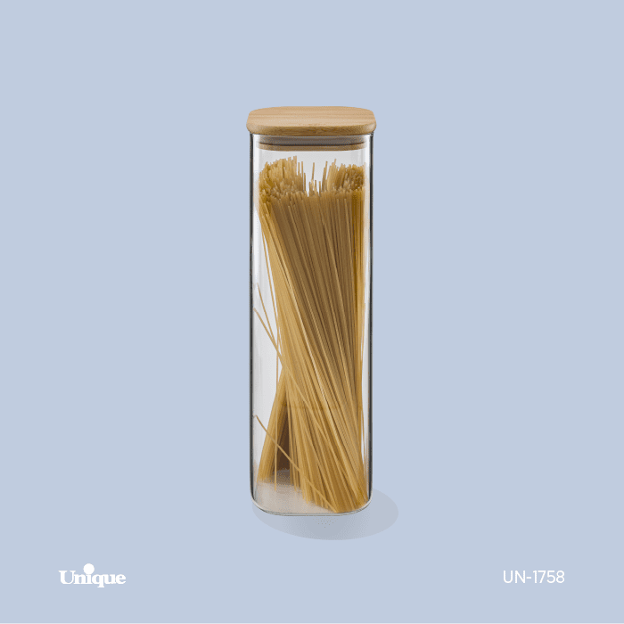 بانکه ماکارونی درب چوبی مربع یونیک کد UN-1758
