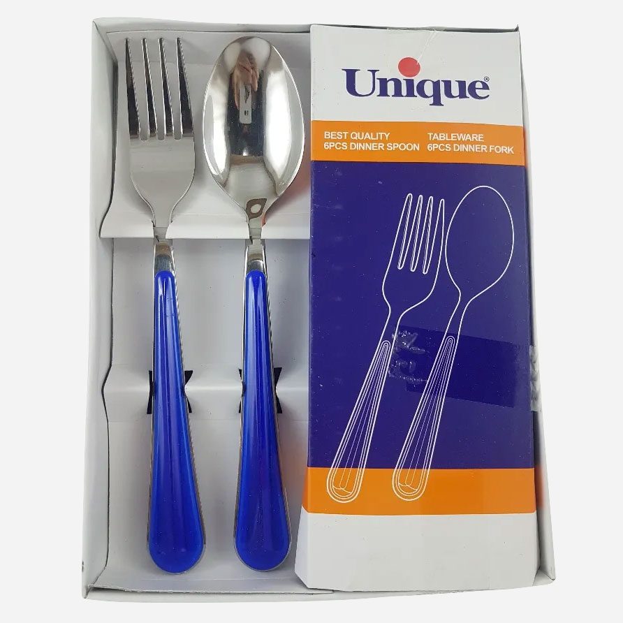 قاشق و چنگال رویال 12 پارچه یونیک کد 6317
