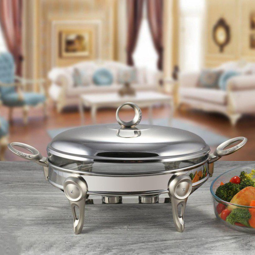 سوفله خوری حلقه نگین دار خارجی بیضی 3 لیتری یونیک کد 3808