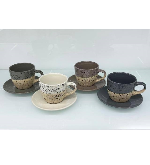 لته خوری 6 عددی دنی هوم طرح دو رنگ (پست پیشتاز پس کرایه)