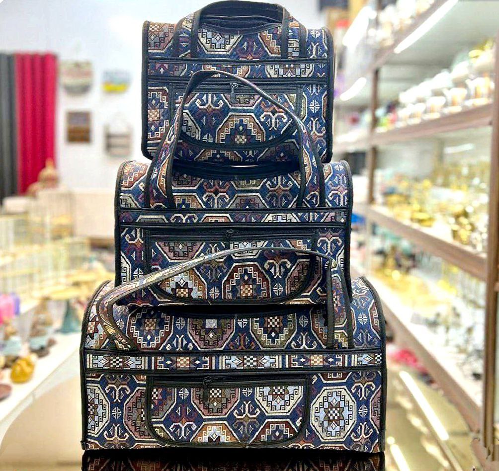 ساک مسافرتی 3 عددی سنتی (پست پیشتاز پس کرایه)