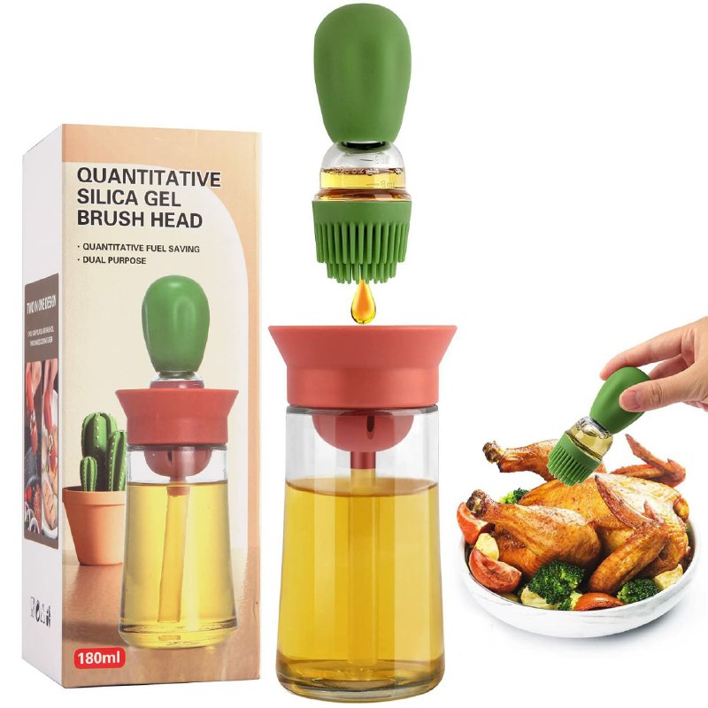 بطری روغن پمپی فرچه دار (پست پیشتاز پس کرایه)