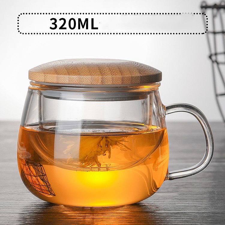 ماگ دمنوش درب چوبی (پست پیشتاز پس کرایه)