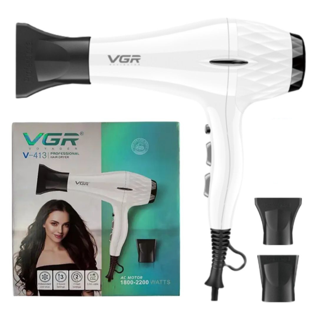 سشوار وی جی آر VGR حرفه ای موتور AC. (پست پیشتاز پس کرایه)
