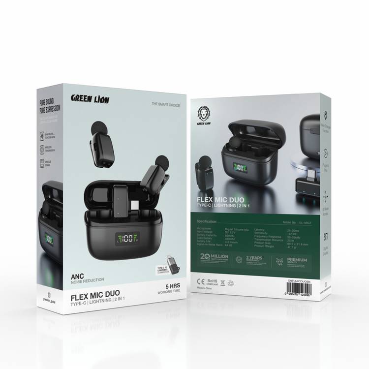 میکروفون یقه ای گرین لاین مدل Flex Mic Duo
