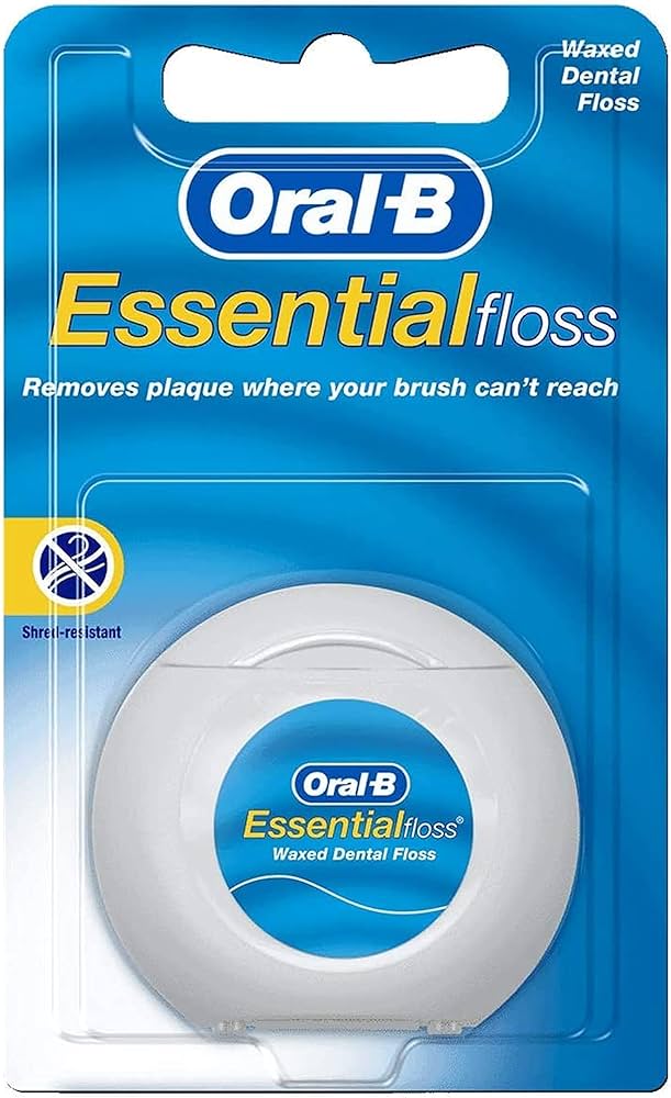 نخ دندان اورال بی مدل   Oral B dental floss Essential floss (50متری)