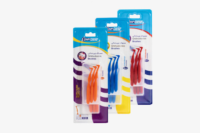 مسواک بین دندانی کانفیدنت  CONFIDENT INTERDENTAL BRUSHES