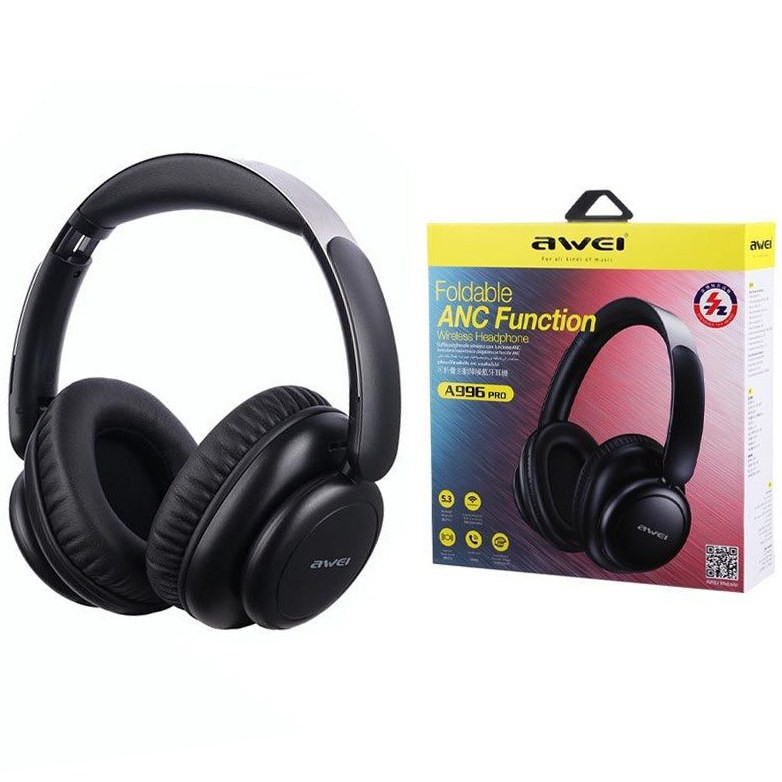 هدفون بلوتوثی اوی دارای قابلیت اتصال با جک 3.5 میلی متری AWEI کد کالا A996Pro (پس کرایه)