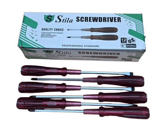 پیچ گوشتی ضربه خور 6*150 STILA