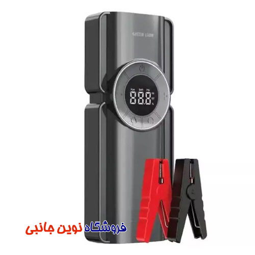 جامپ استارتر پمپ باد خودرو گرین لاین مدل Portable 8.5L ا Green Lion Portable 8.5L Jump Starter with Air Pump 10000mAh ba