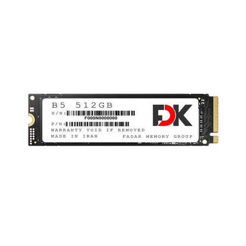حافظه SSD اینترنال 512 گیگابایت FDK مدل B5 SERIES NVMe M.2
