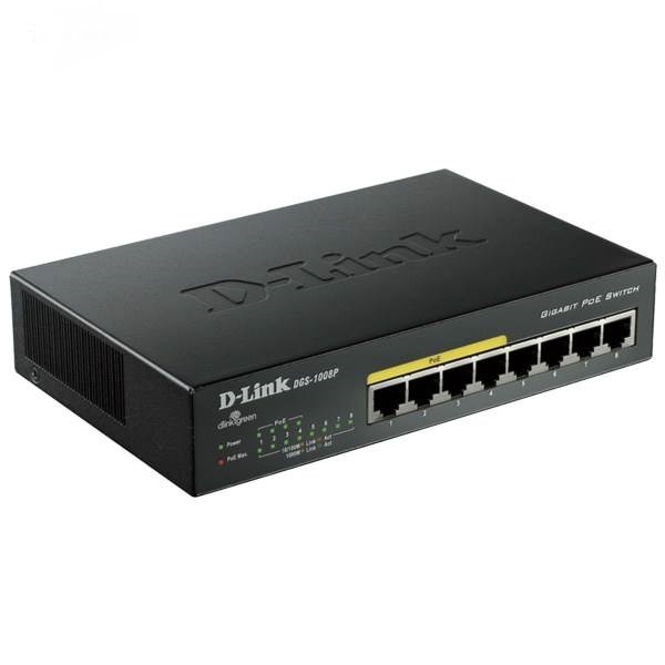 سوییچ شبکه 8 پورت D-LINK مدل DGS 1008P