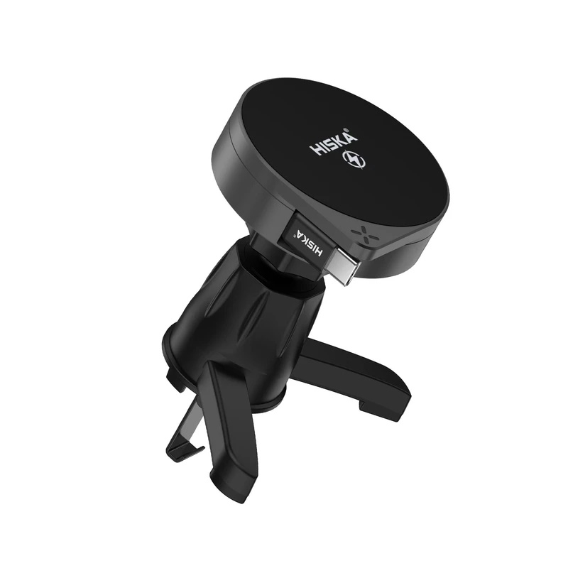 پایه نگهدارنده و شارژر وایرلس گوشی موبایل هیسکا مدل HK-2353W (پس کرایه)