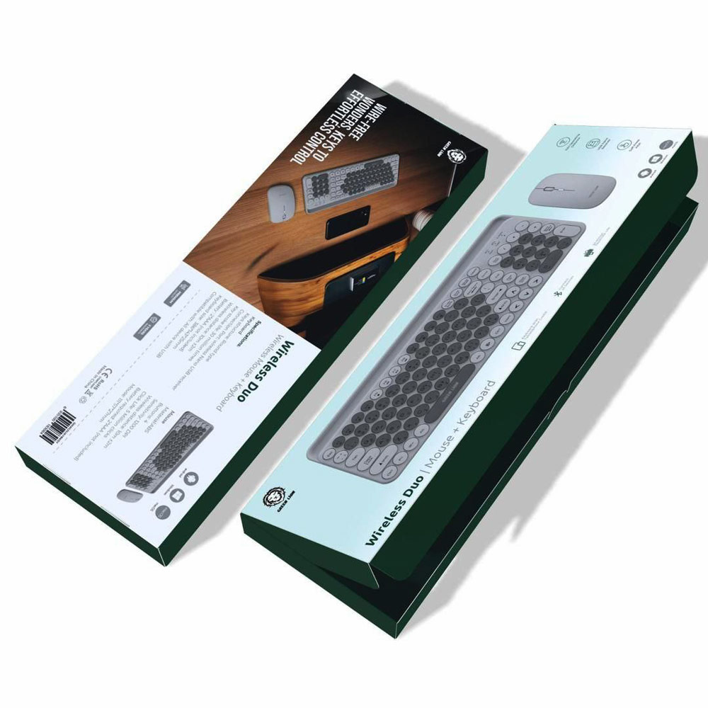 کیبورد و ماوس گرین لاین مدل Green lion Wireless duo Mouse Keyboard (پس کرایه)