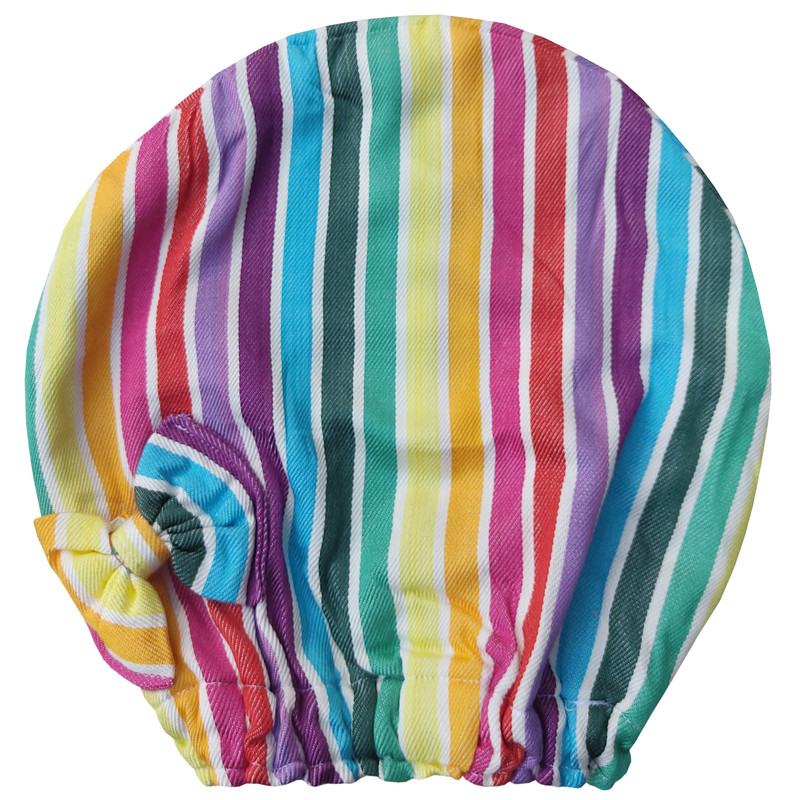 حوله کلاهی نساجی هنر یزد مدل پاپیونی rainbow