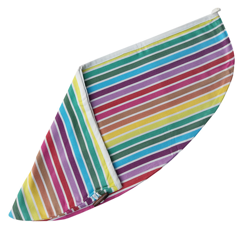حوله کلاهی نساجی هنر یزد مدل دکمه rainbow سایز 30×62 سانتی متر