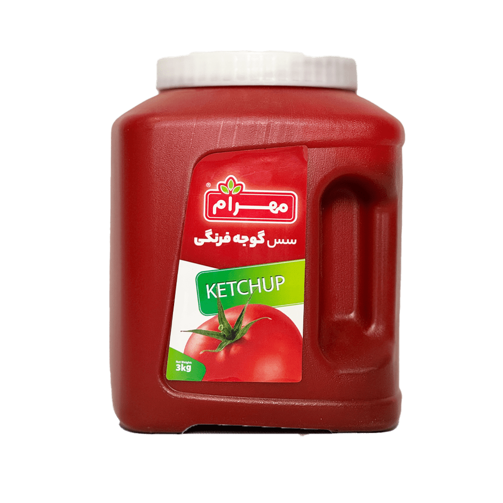 سس گوجه فرنگی تند سطلی مهرام 3000 گرم دبه
