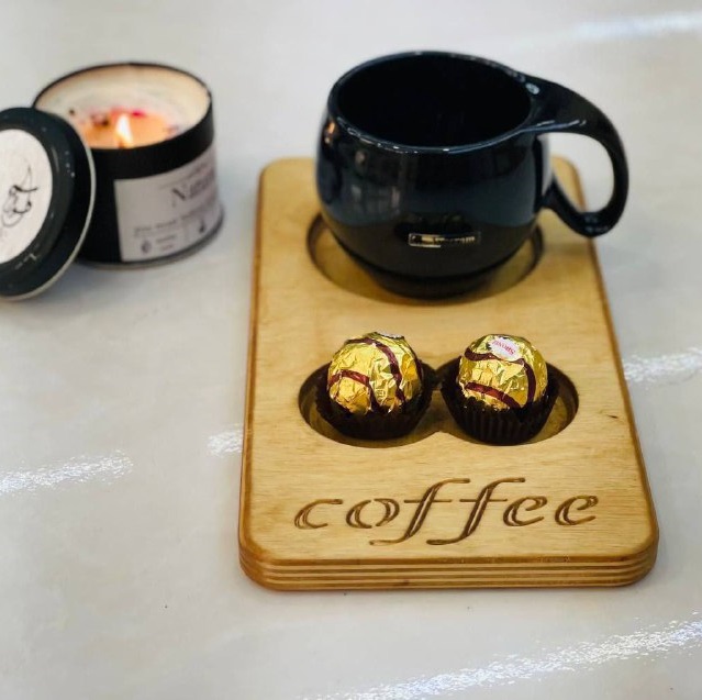 قهوه خوری coffee چوبی JB (پست پیشتاز پس کرایه)