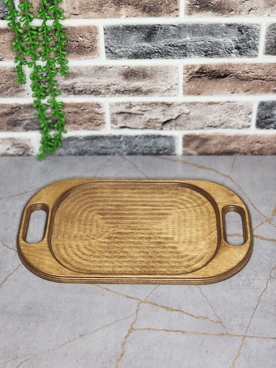 سینی بیضی دسته بغل (پست پیشتاز پس کرایه)