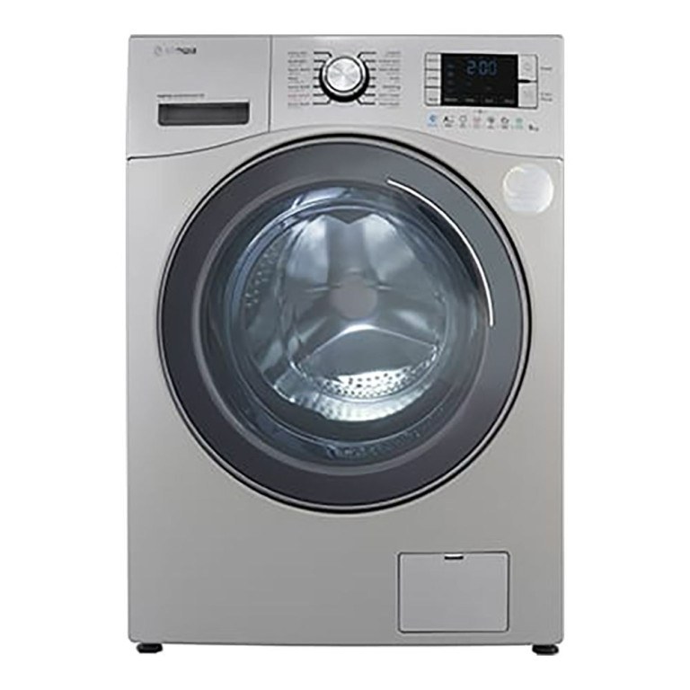 ماشین لباسشویی 8 کیلوگرم اتوماتیک اسنوا مدل SWM-D80S رنگ سیلور