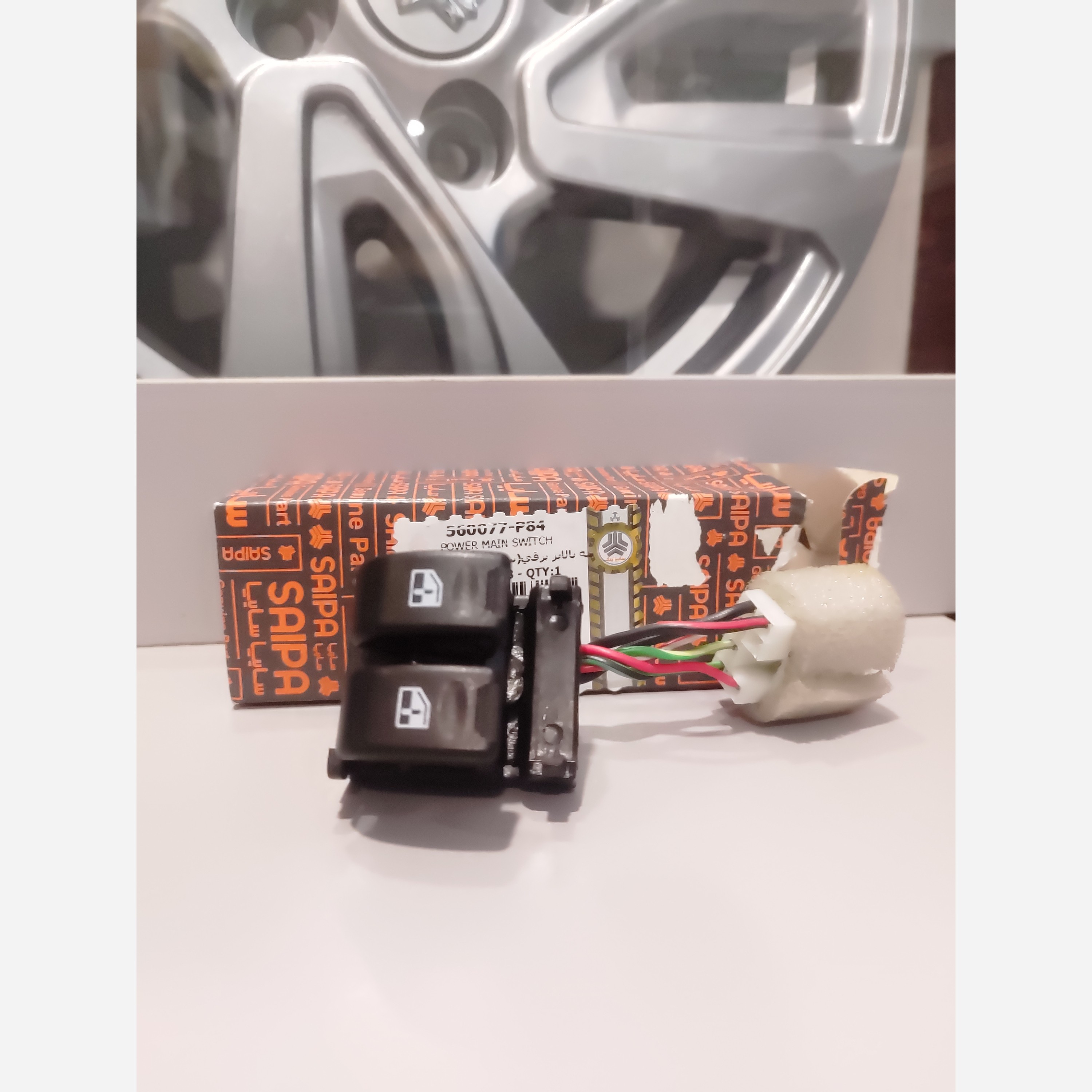 کلید شیشه بالابر برقی جلوچپ 5755