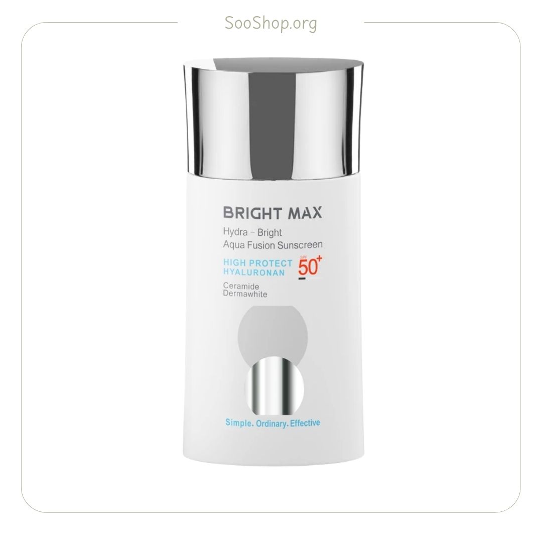 کرم ضد آفتاب واترفیوژن بی رنگ برایت مکس (اصل) | Bright Max Water Fusion Colorless Sunscreen