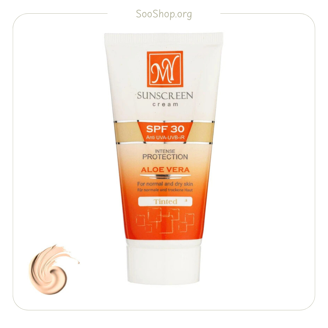 کرم ضد آفتاب کرم پودری مای SPF30 رنگی (اصل) | My Foundation Effect Sunscreen SPF30 - Tinted