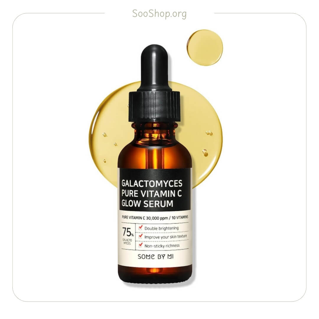 سرم ویتامین سی سام بای می مدل گالاکتومایسز Glow (اصل) | Some By Mi Galactomyces Pure Vitamin C Glow Serum