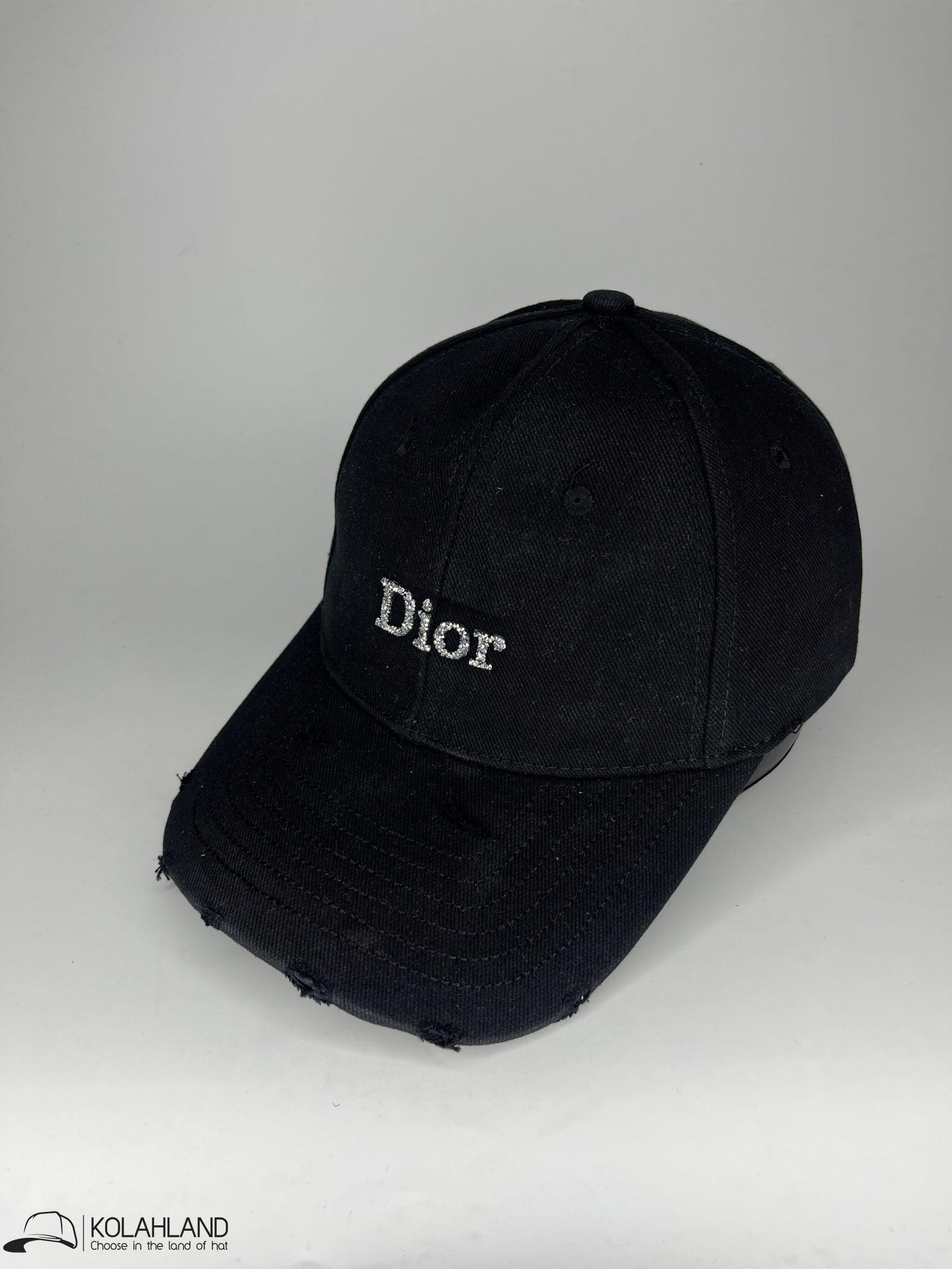 کلاه نقابدار کتان زاپدار DIOR مارک نگین