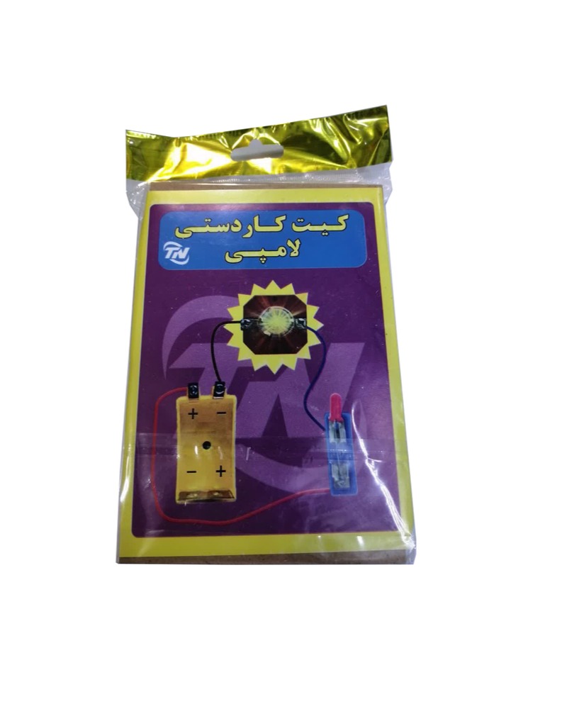 پک کاردستی لامپ تخته دار