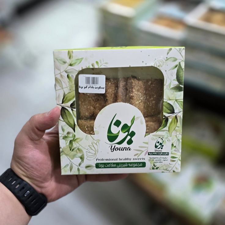 بیسکوییت بادام کتو یونا
