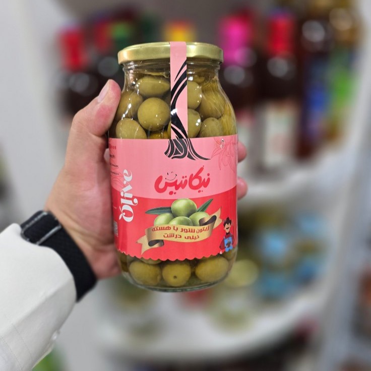 زیتون شور هسته دار خیلی درشت نیکاتیس