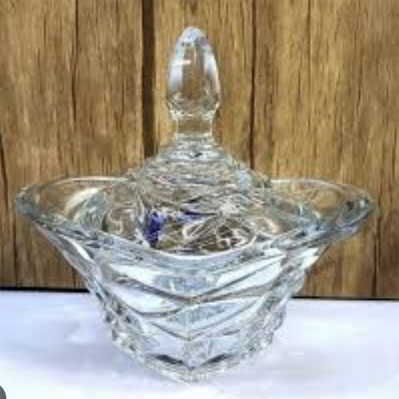 قندان مدل بوگاتی بلوری 2 تکه