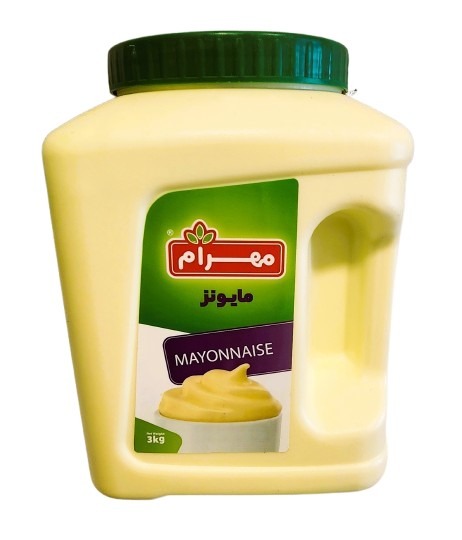 سس مایونز کم چرب سطلی مهرام - 3000 گرم