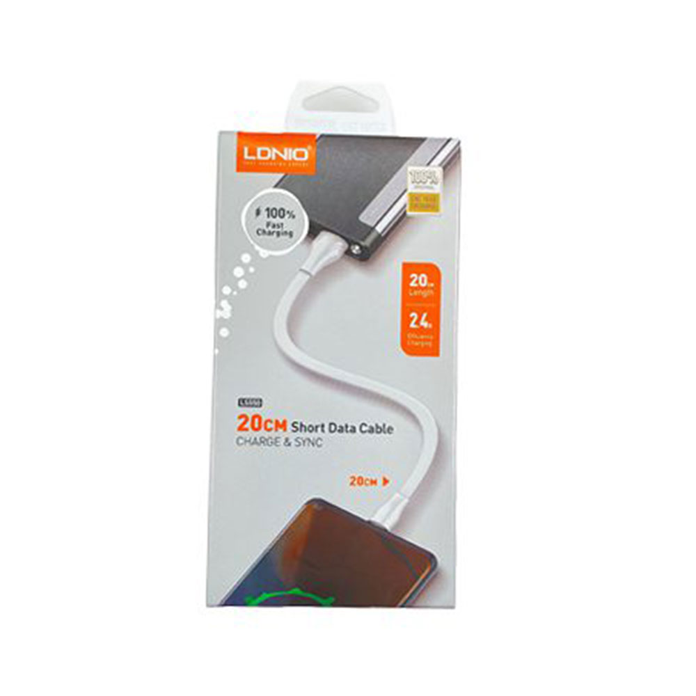 کابل شارژ پاوربانک لایتنینگ ال دینیو مدل LS-550