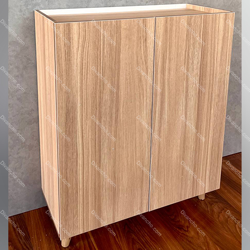 جاکفشی ام دی اف پایه چوبی کد DC051