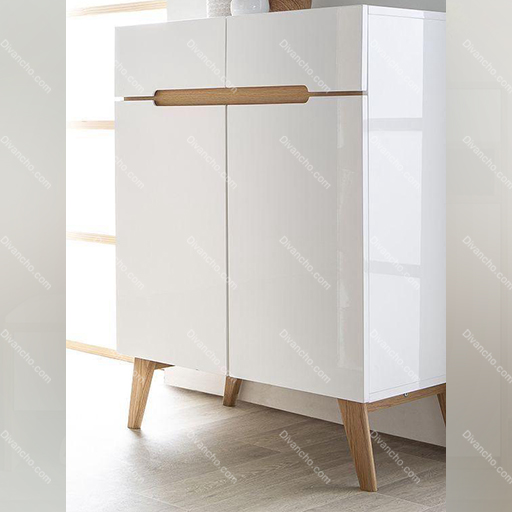 جاکفشی طرح مینیمال پایه چوبی کد DC054