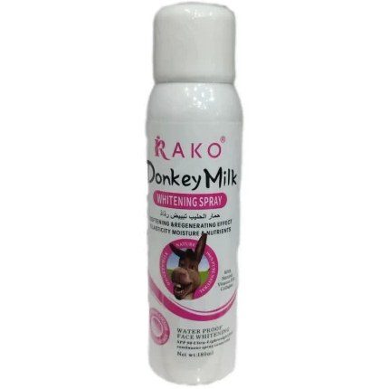 اسپری سفید کننده حاوی ضد آفتاب شیر الاغ راکو RAKO