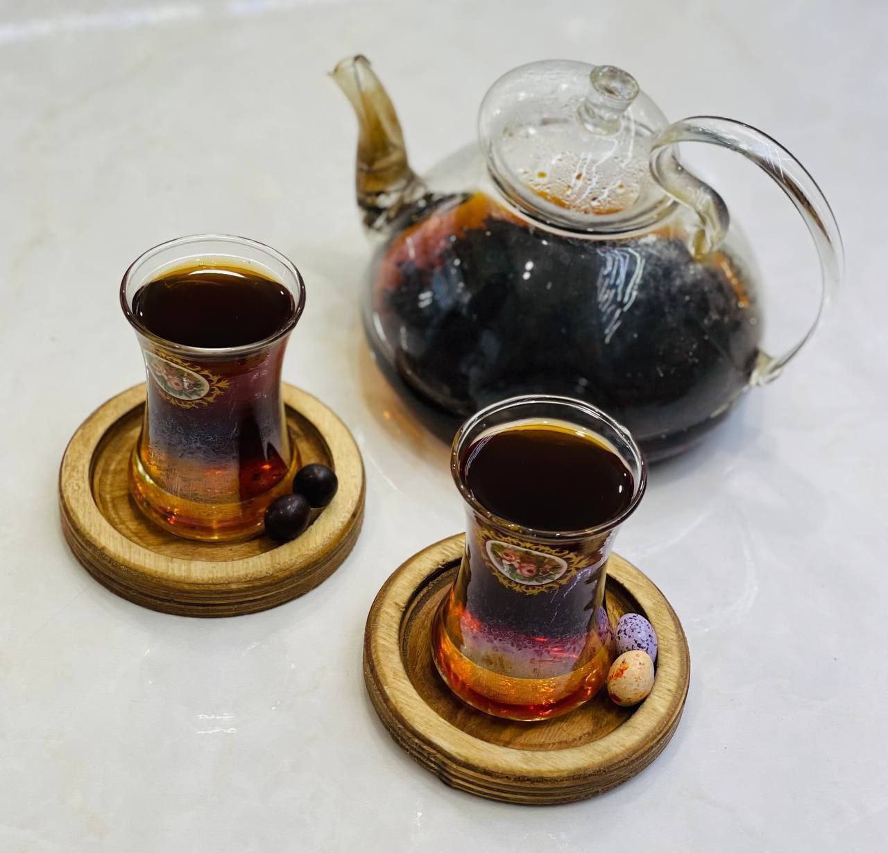 زیر لیوانی تکی گرد چوبی (پست پیشتاز پس کرایه)