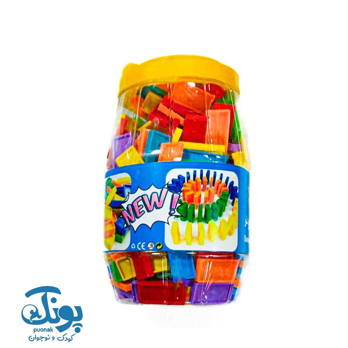 بازی دومینو 300 قطعه سطلی شایان