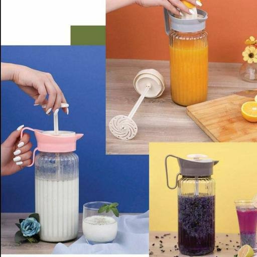 پارچ شیشه ای همزن دار بلمینی (پست پیشتاز پس کرایه)