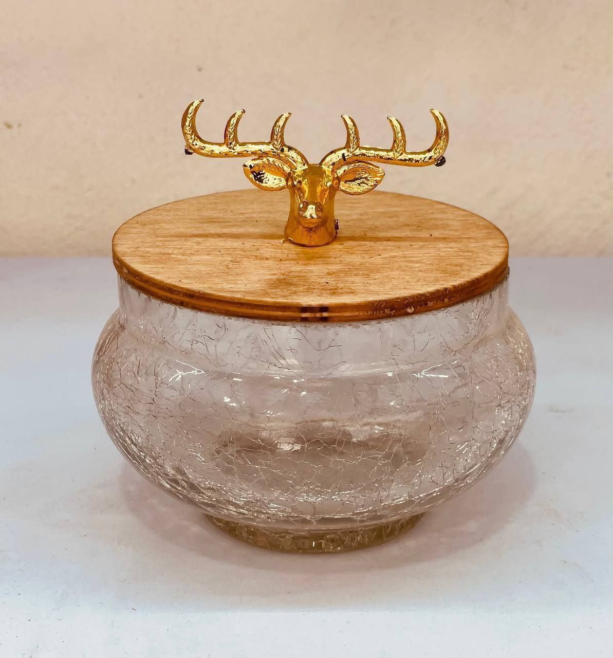 قندان شیشه آبگز (پست پیشتاز پس کرایه)