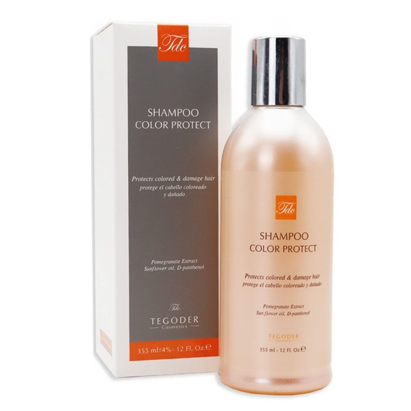 شامپو تقویت کننده مناسب موهای رنگ شده تگودر 355میلی لیتر | Tegoder Color Protect Shampoo 355ml