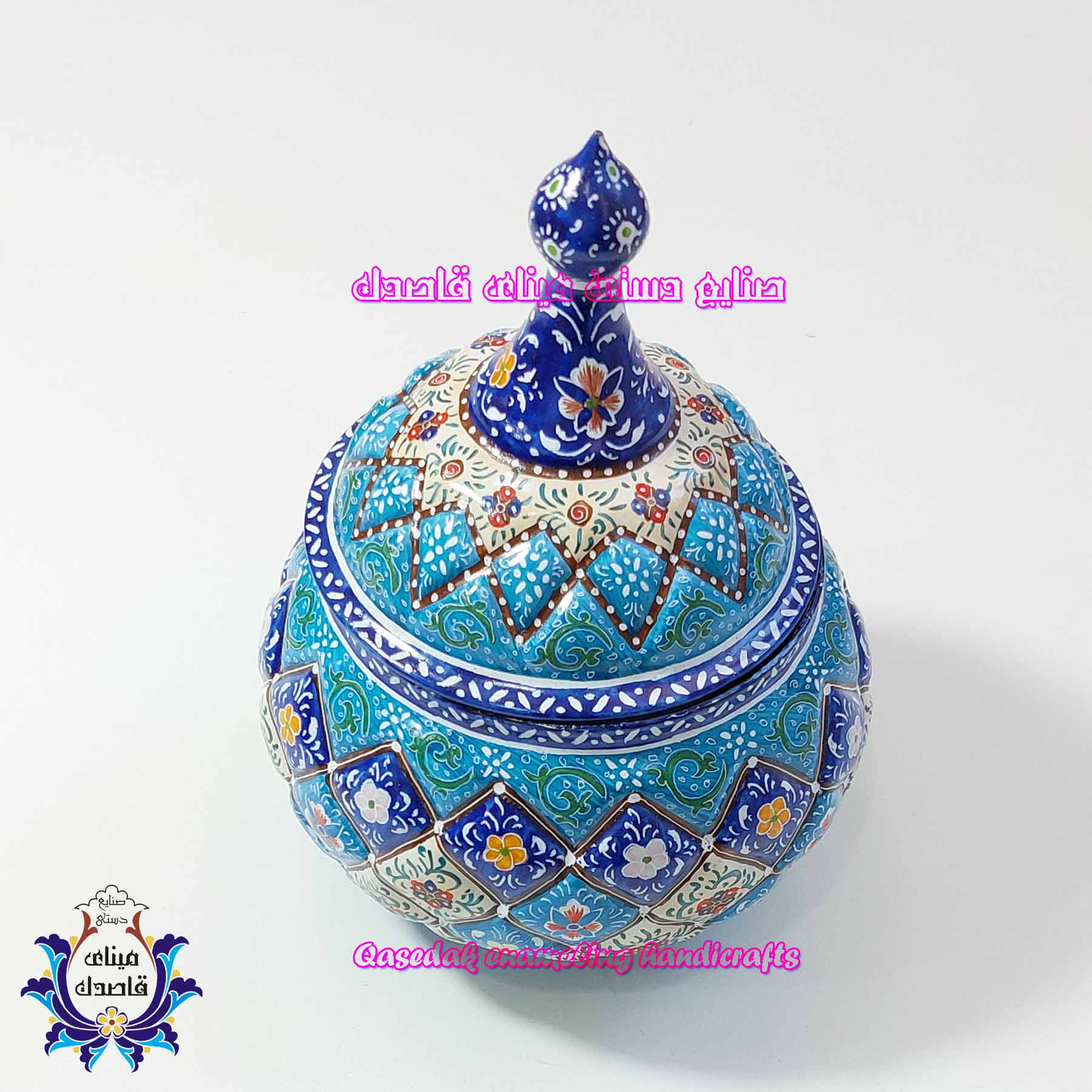 قندان میناکاری سایز متوسط کد 2825