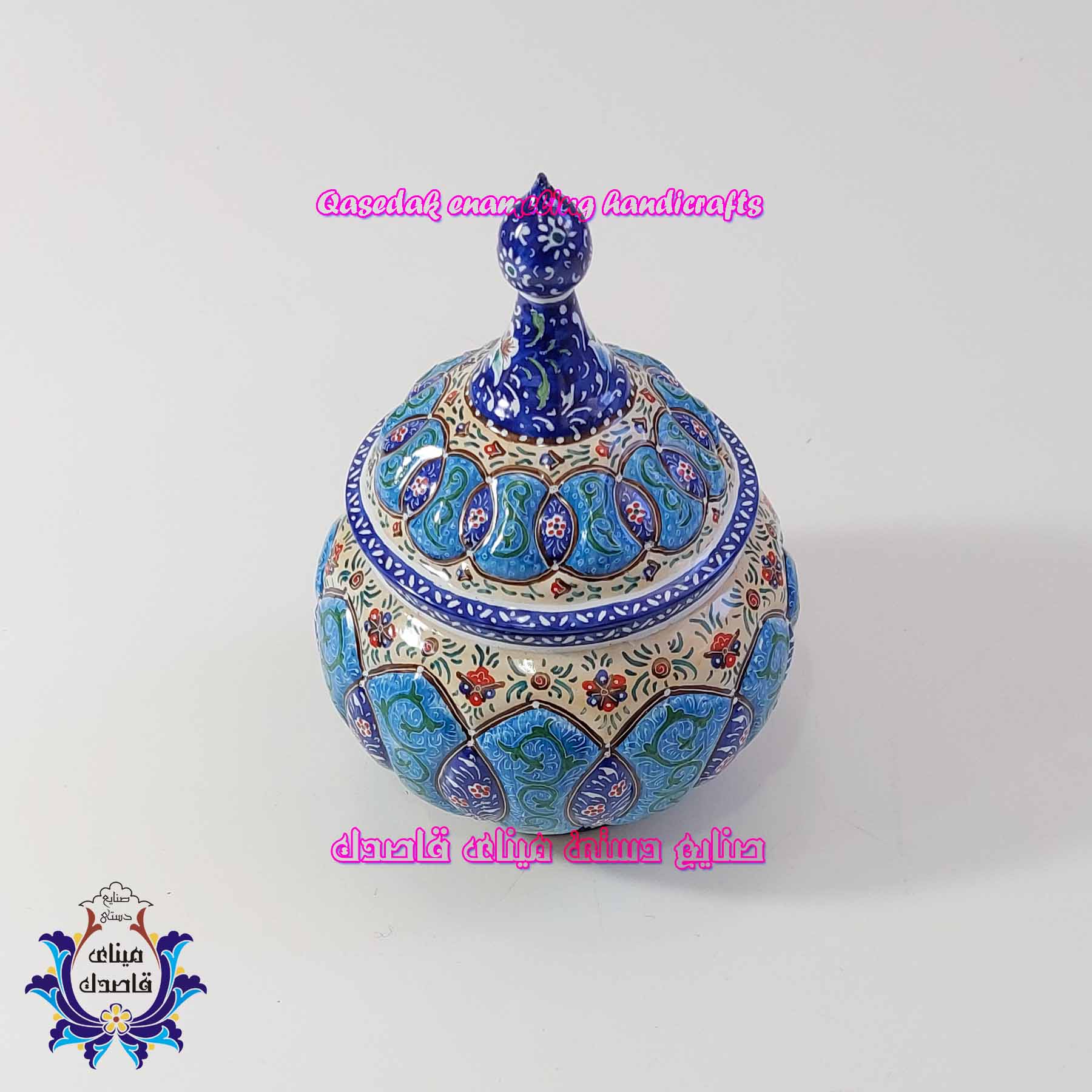 قندان میناکاری سایز متوسط کد 2826