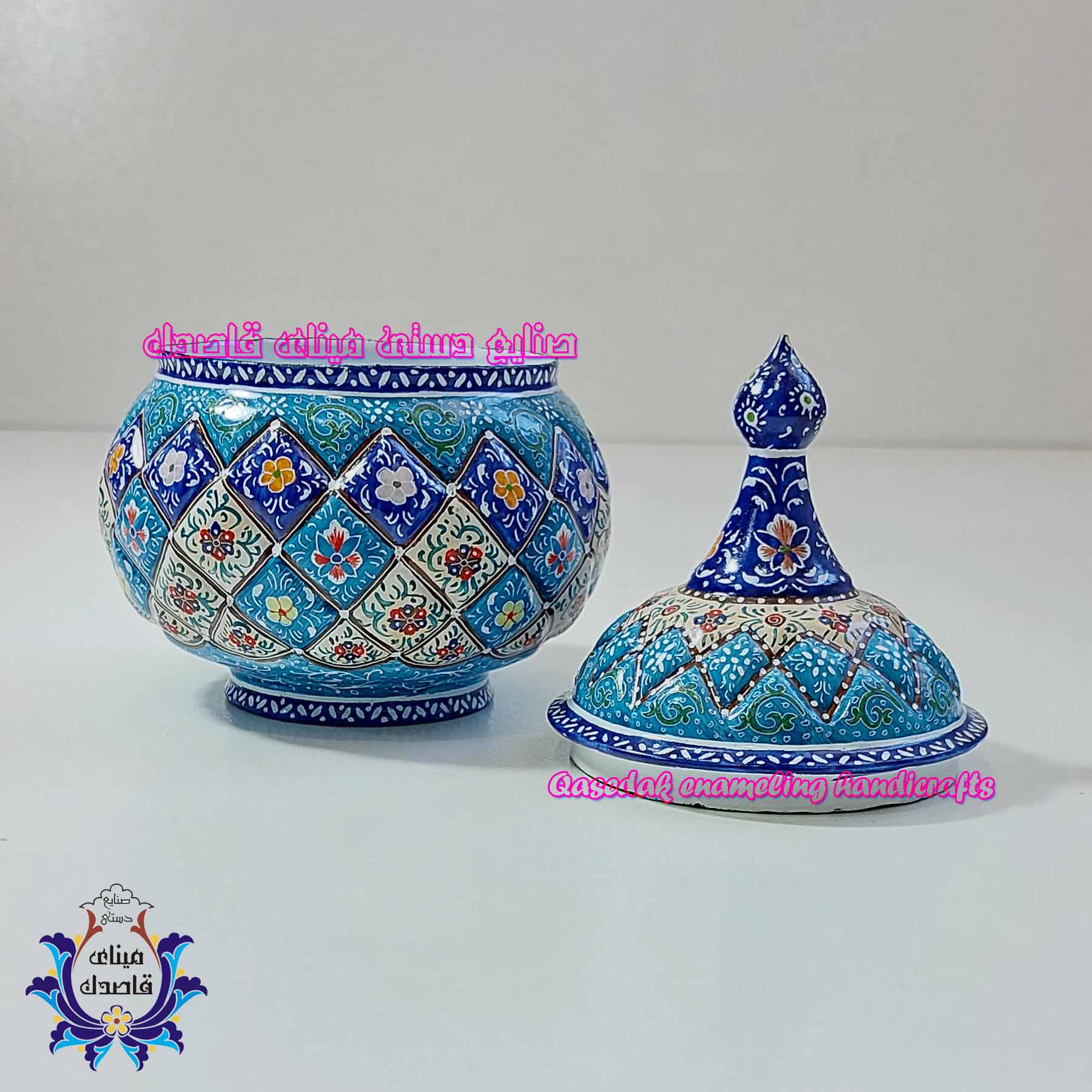 قندان میناکاری سایز متوسط کد 2825