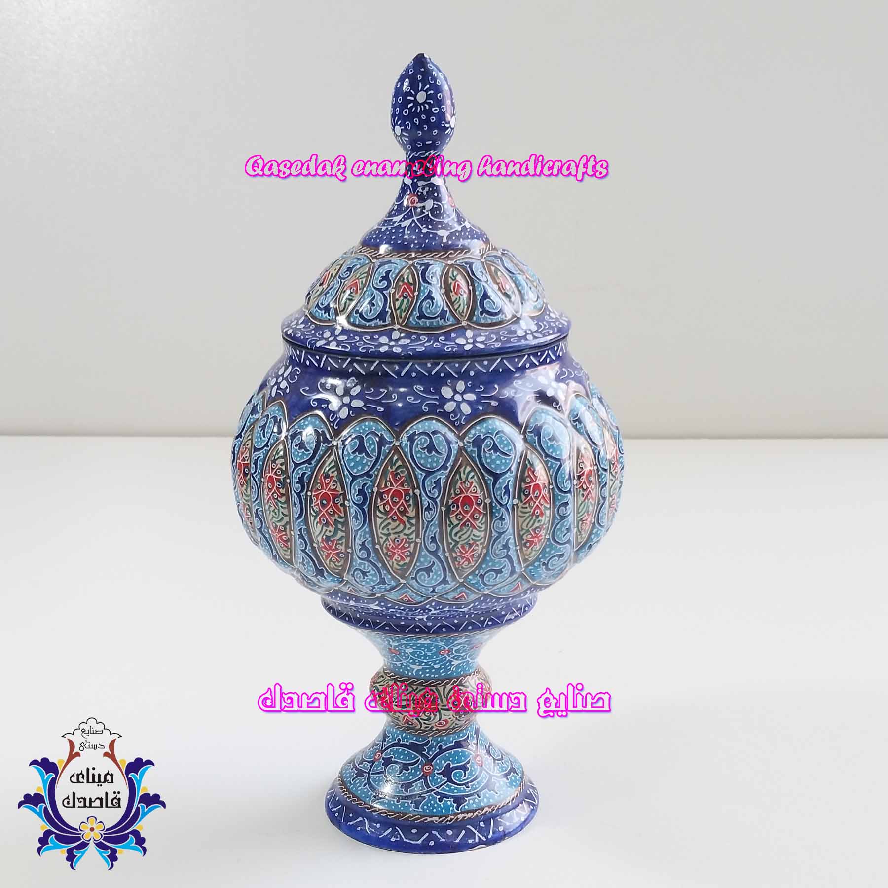 قندان پایه دار 22 سانتیمتر کد 5